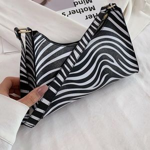 Zebra printed bag